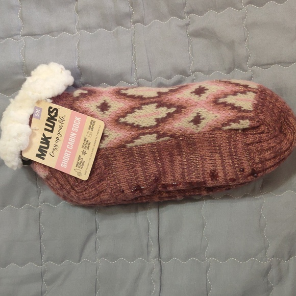 Muk Luks Accessories - Muk Luks Short Cabin Socks S/M